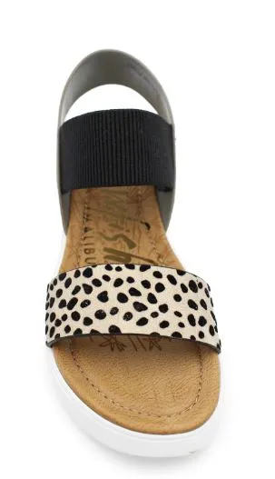 Blowfish White Sand Pixie Leopard TIA Womens Sandals BF-9416