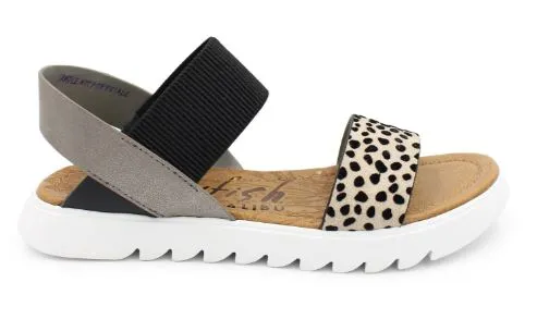 Blowfish White Sand Pixie Leopard TIA Womens Sandals BF-9416