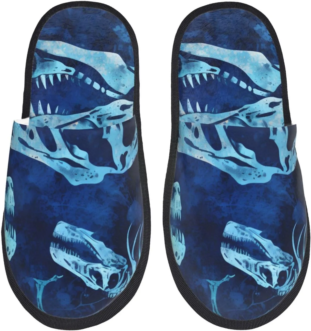Blue Purple Nebula Slipper Fluffy House Slipper Cozy Fluffy Slipper for Home Office Travel Hotel