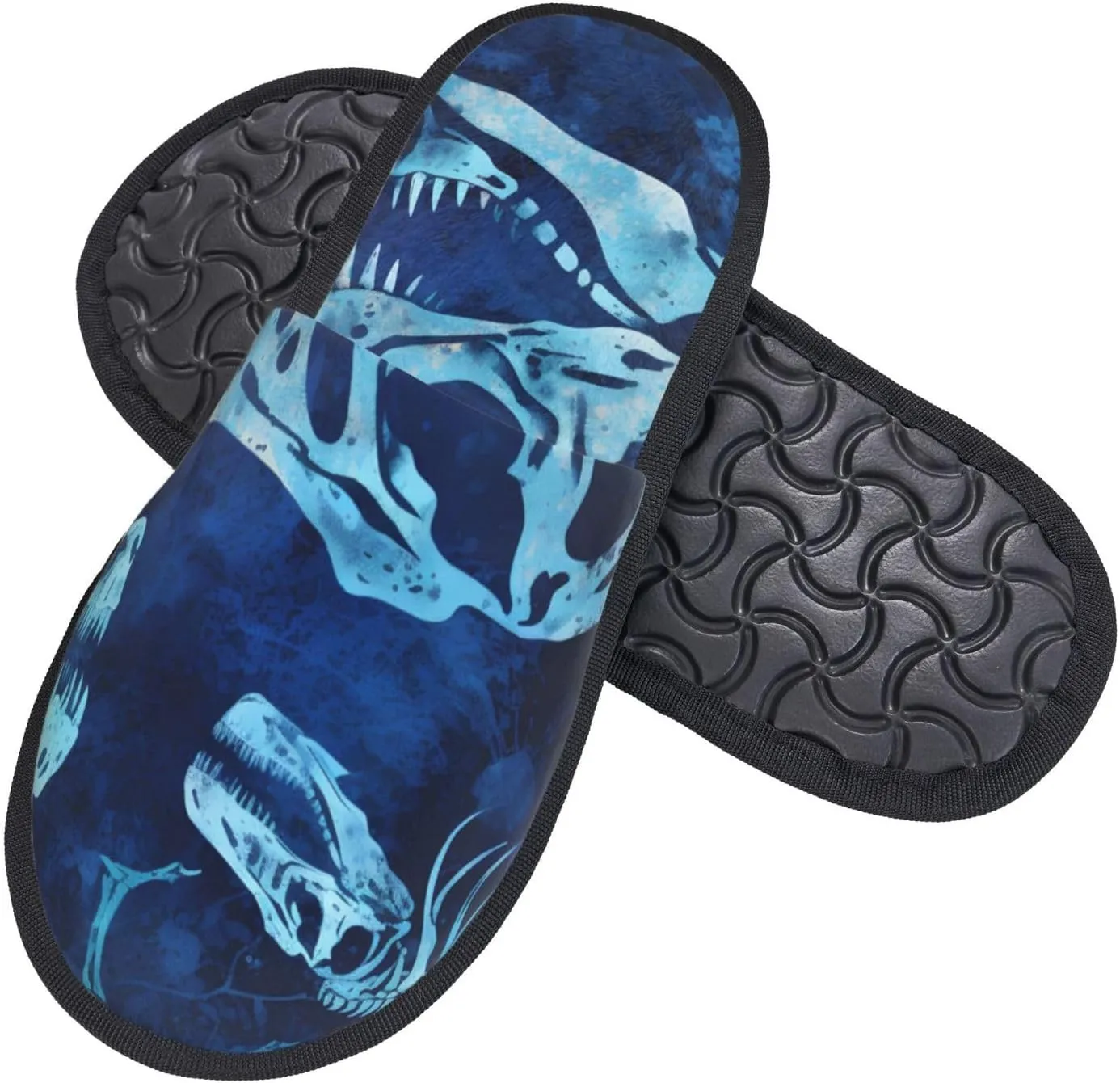 Blue Purple Nebula Slipper Fluffy House Slipper Cozy Fluffy Slipper for Home Office Travel Hotel