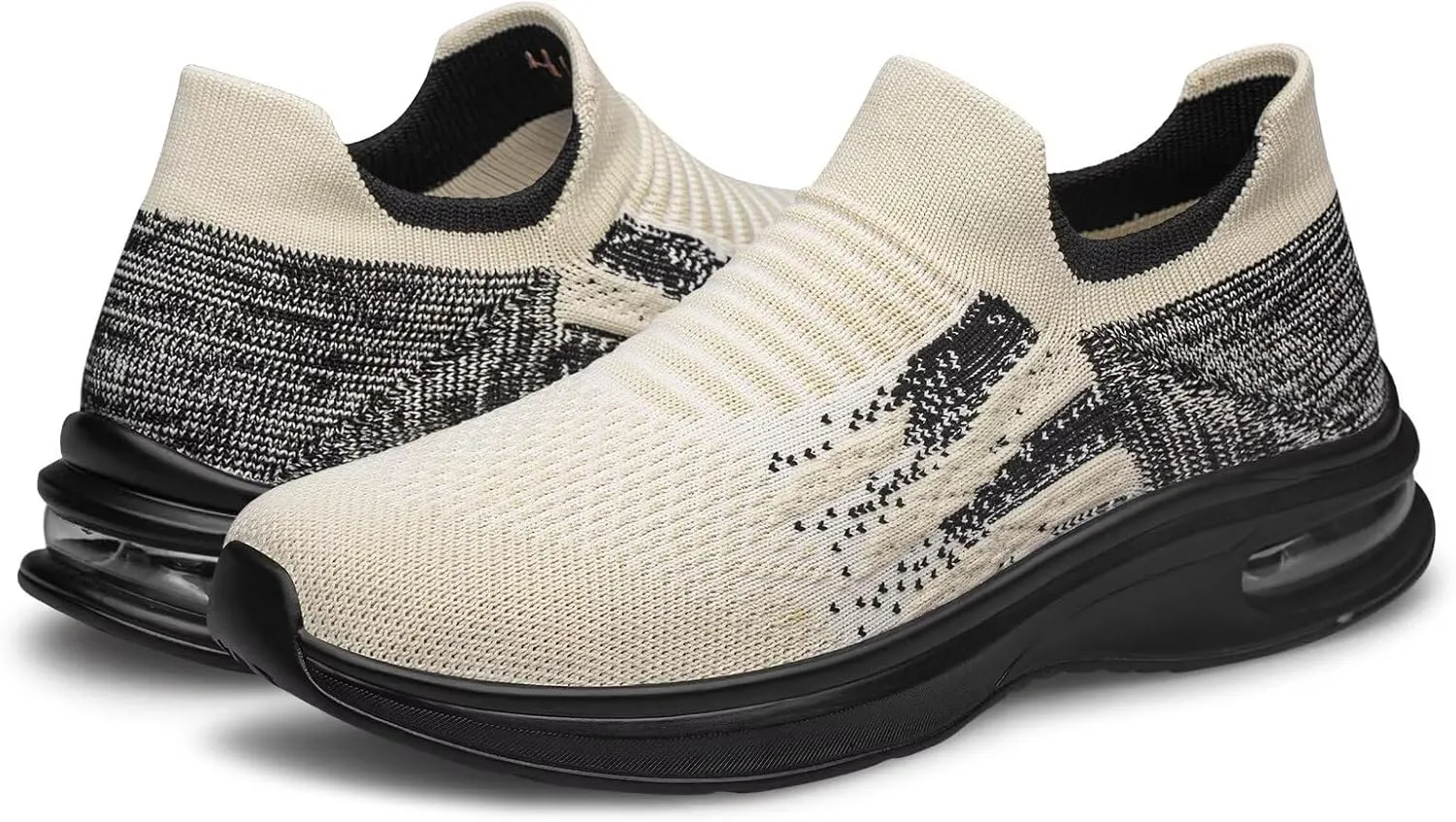 BNR Mens Flat Shoes Barefoot Sock Sneakers Casual Lightweight Comfortable Air Cushion Support