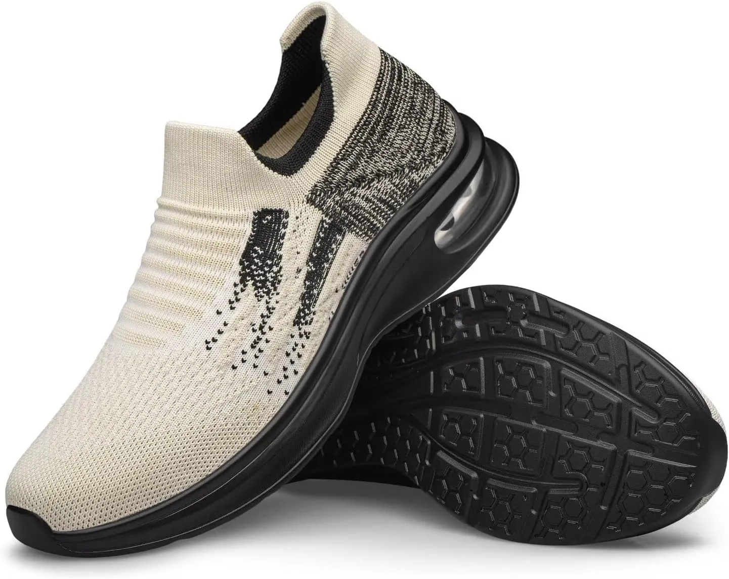 BNR Mens Flat Shoes Barefoot Sock Sneakers Casual Lightweight Comfortable Air Cushion Support