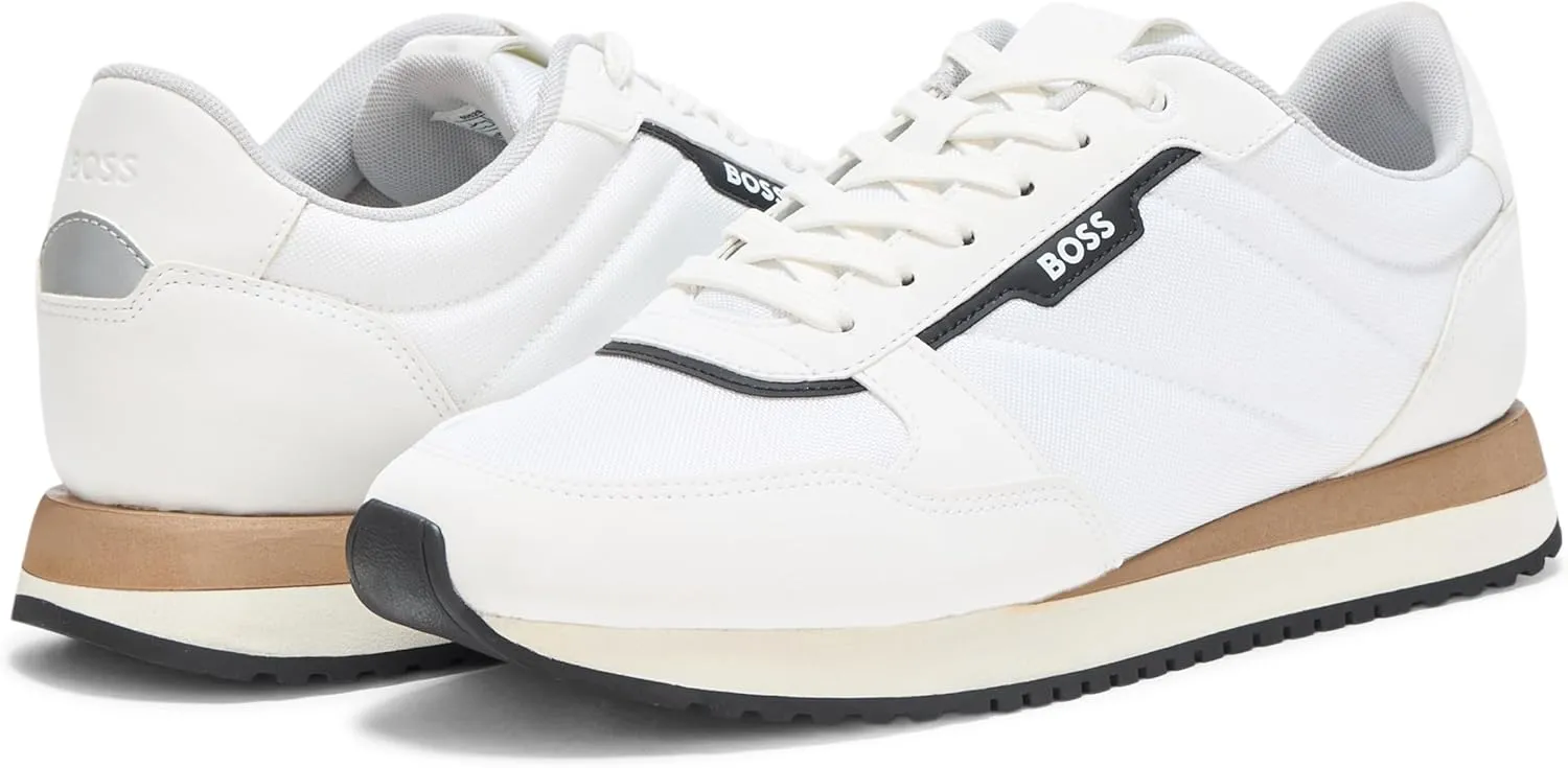 BOSS Men's Kai Retro Style Low Profile Sneaker