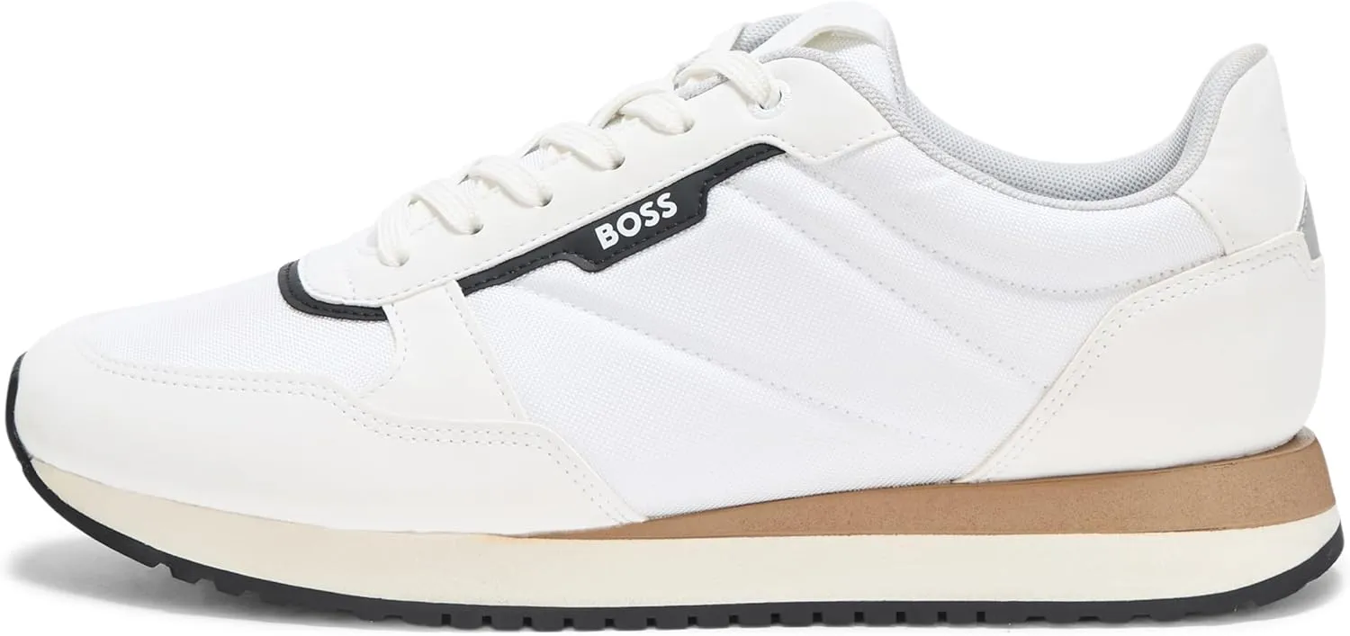 BOSS Men's Kai Retro Style Low Profile Sneaker