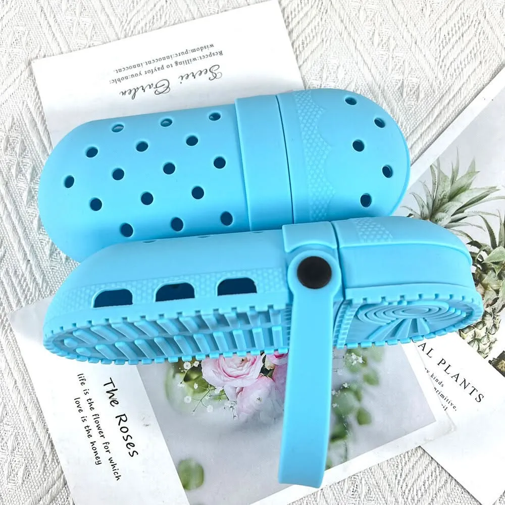 Breathable Silicone Slipper Pencil Case