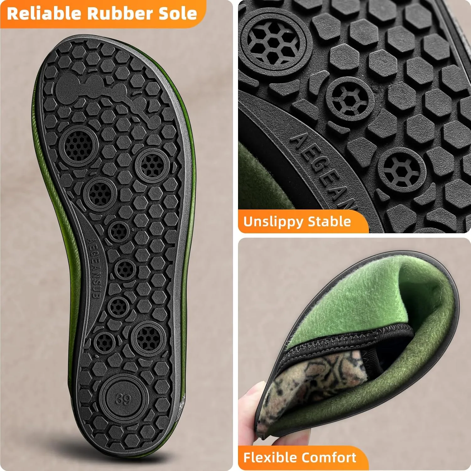 BULLIANT Women Slippers Socks, Slip on Shoes for Women Barefoot Yoga Shoe Comfortable Stretch Fit