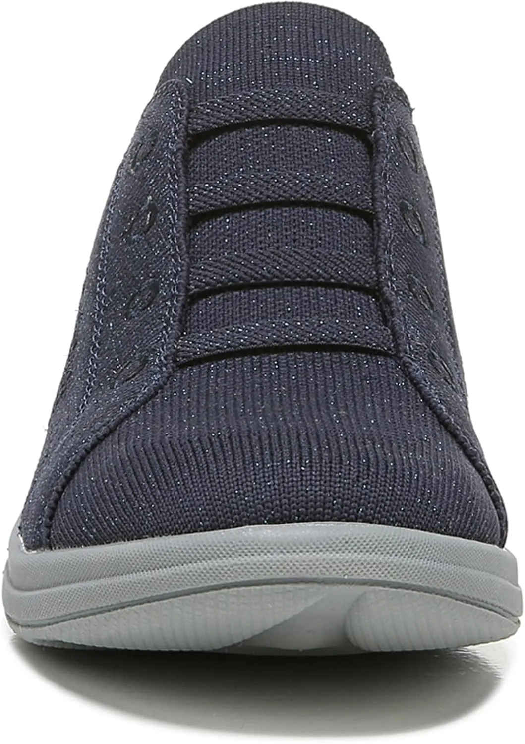 Bzees Womens Golden Knit Slip-On Sneaker