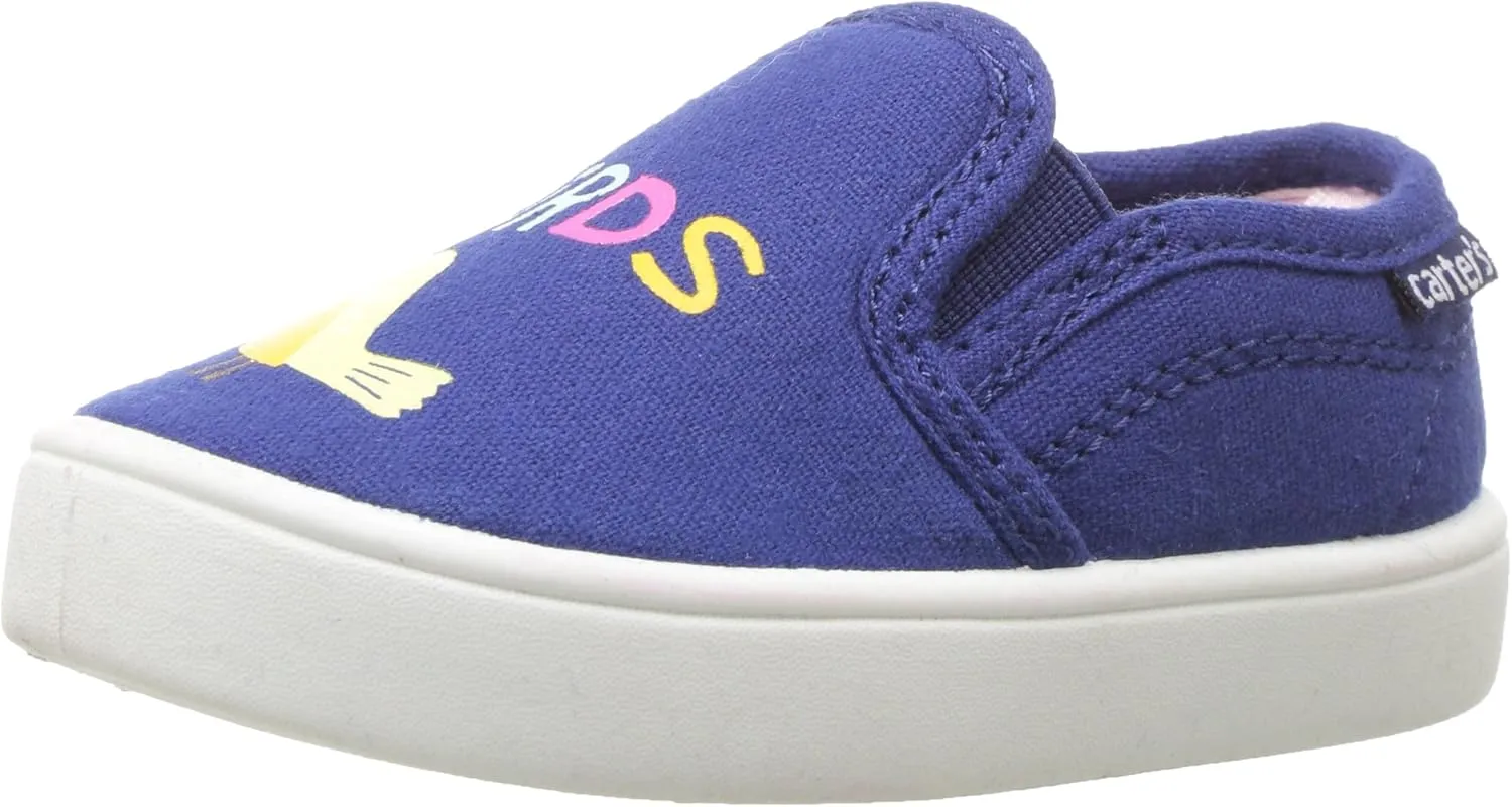 Carter's Girl's Tween Casual Slip-on Sneaker