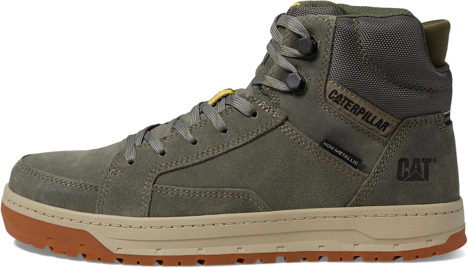 CAT Men's Streamline Court Mid Composite Toe Construction Boot
