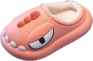Children's Cotton Slippers Plush Lined Winter House Slipper Non Slip Indoor Slipper Toddler Bedroom Slipper