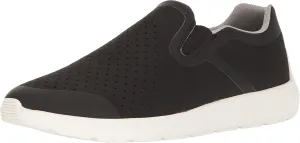 Clarks Men's Torset Easy Slip-On Sneaker,Black Textile/Mesh,US 7.5 M