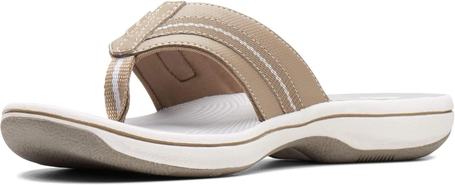Clarks Unisex Brinkley JazzH Sneaker, Sand, 0 US Women