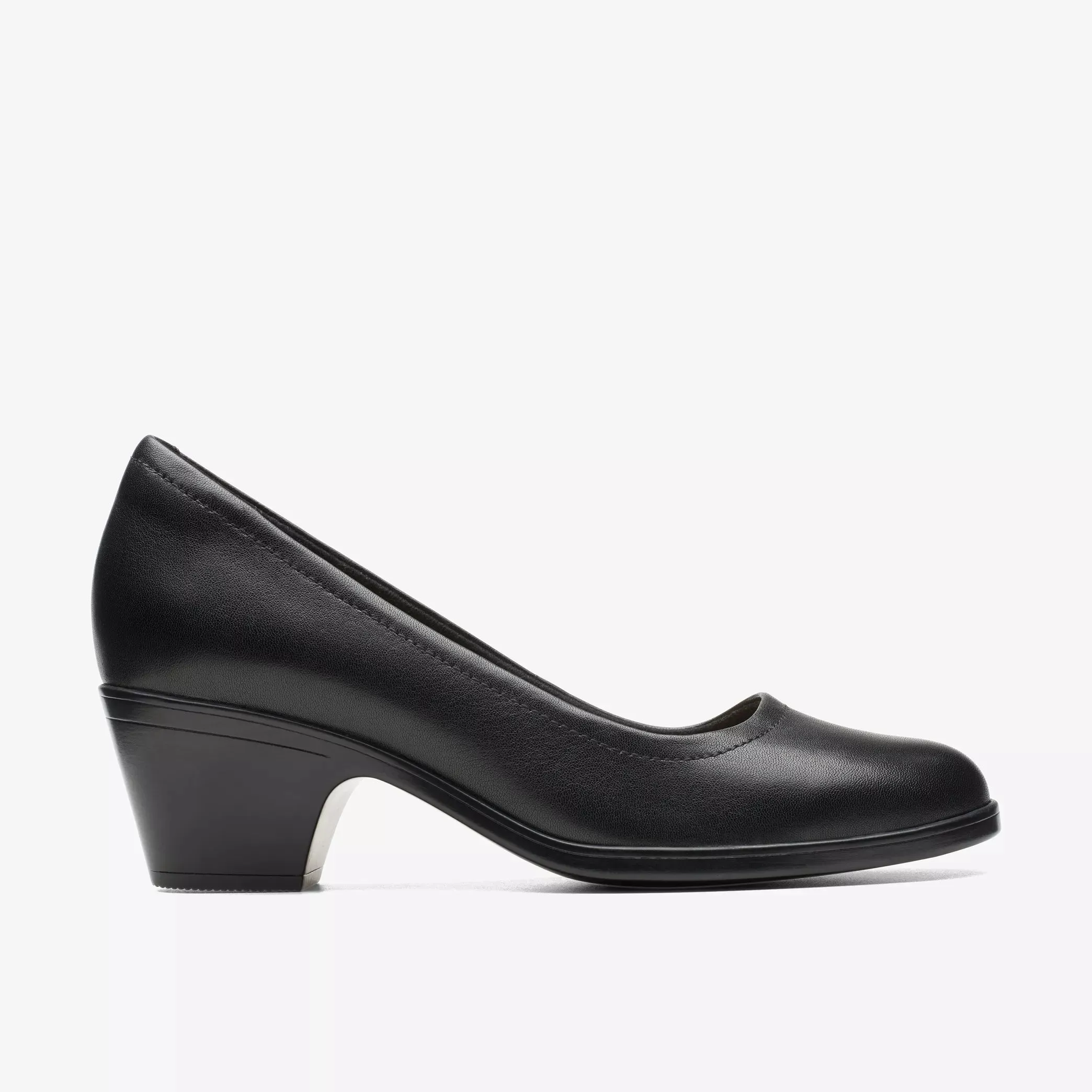 Clarks Women’s Emily2 Ruby Black Leather