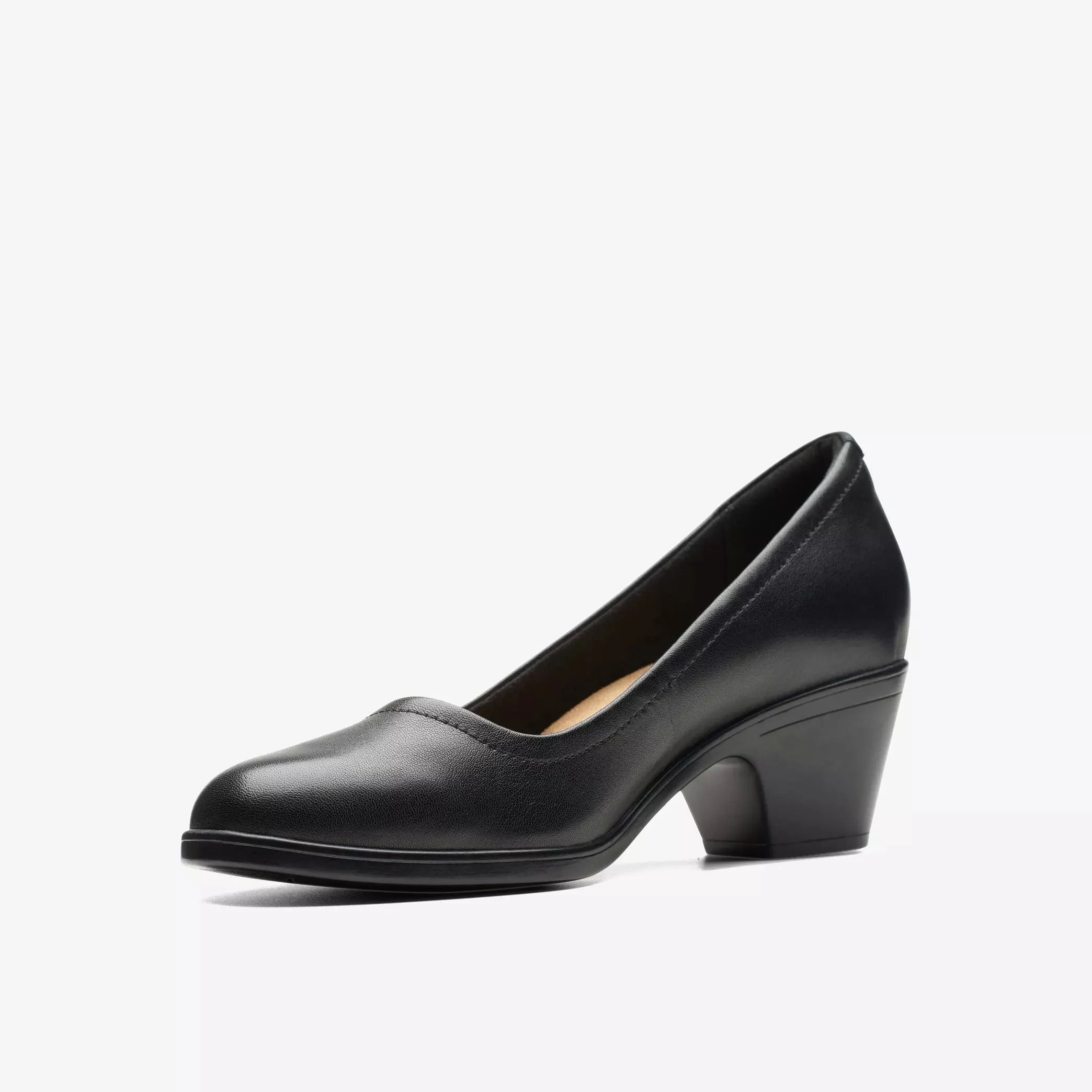 Clarks Women’s Emily2 Ruby Black Leather