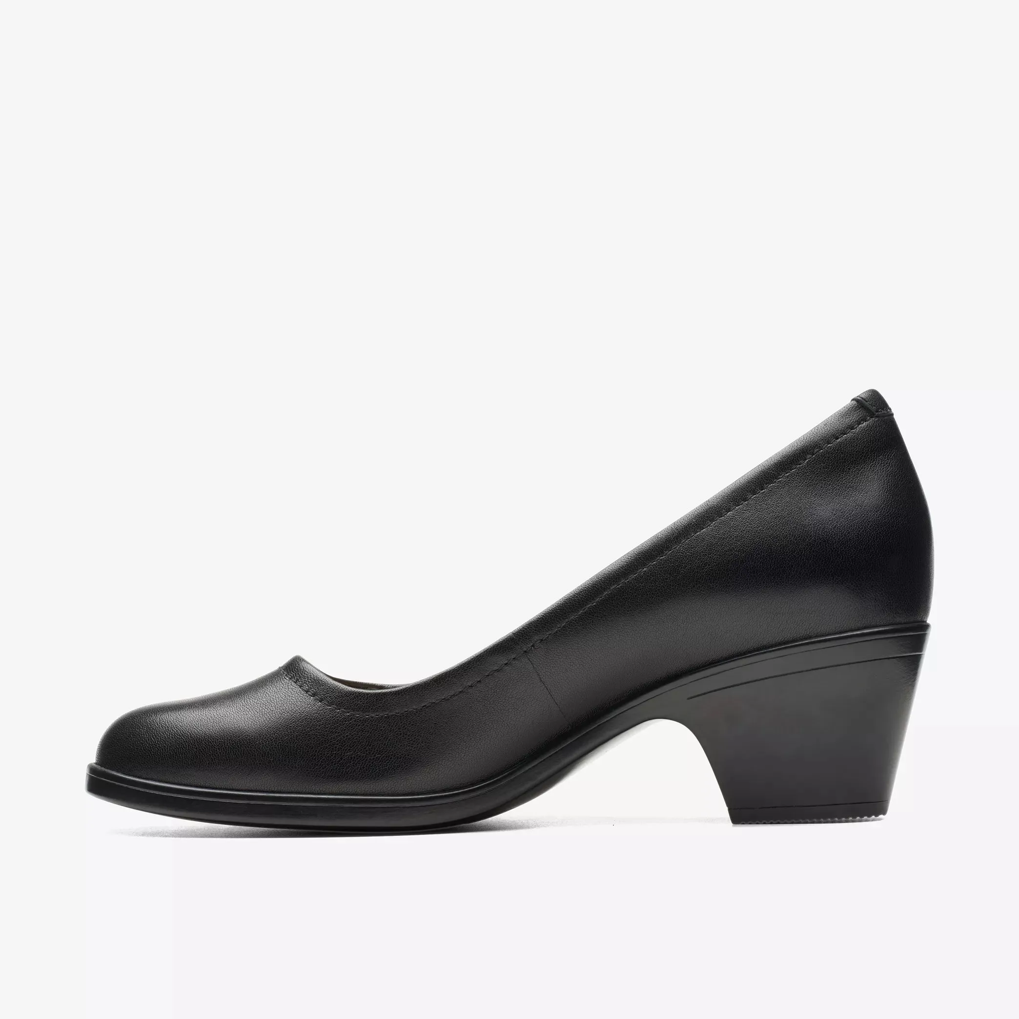 Clarks Women’s Emily2 Ruby Black Leather