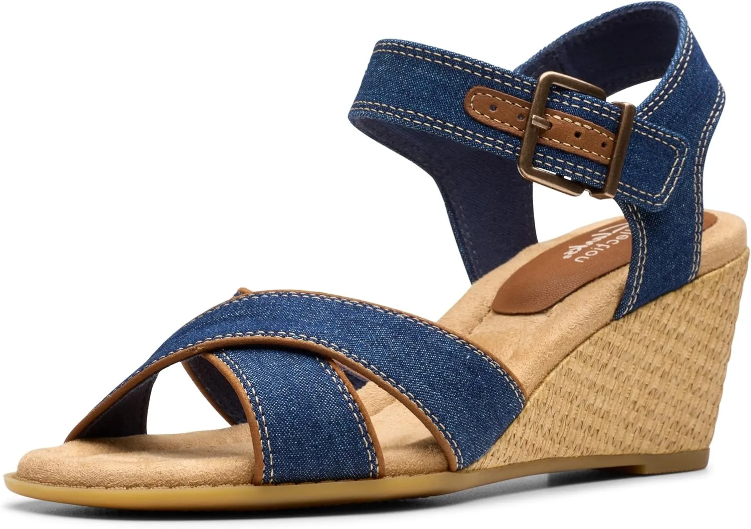 Clarks Women's Emmalae Iris Heeled Sandal