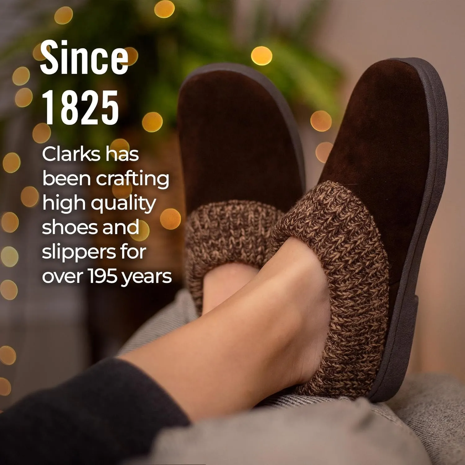 Clarks Women's Knit Scuff Slipper