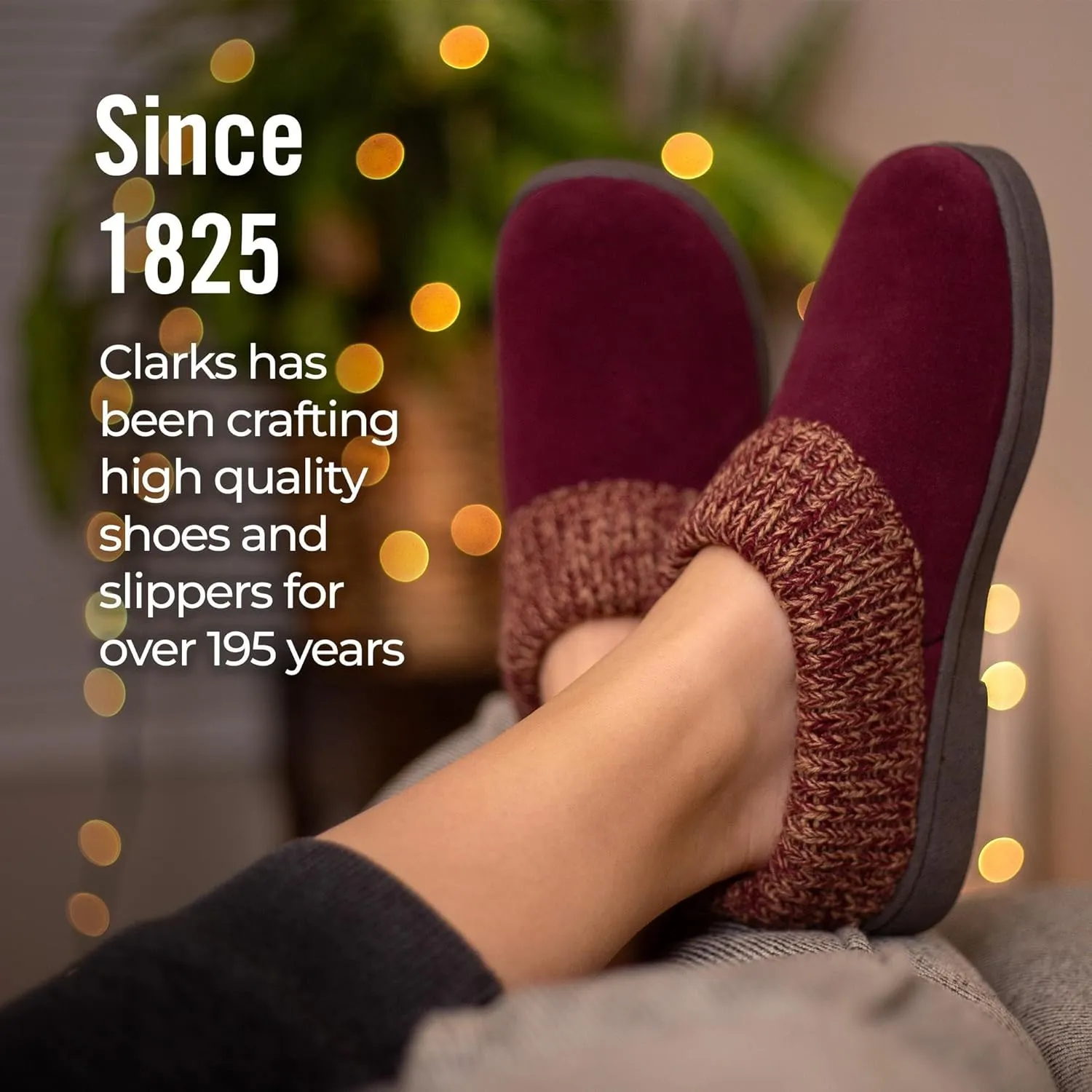Clarks Women's Knit Scuff Slipper