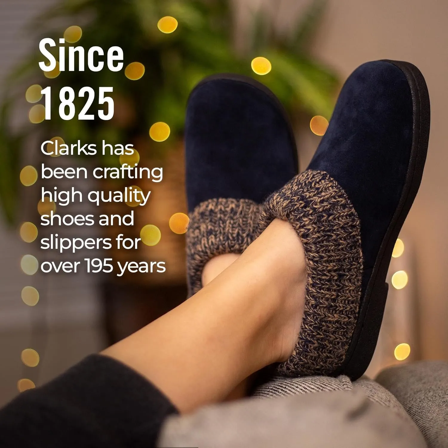Clarks Women's Knit Scuff Slipper