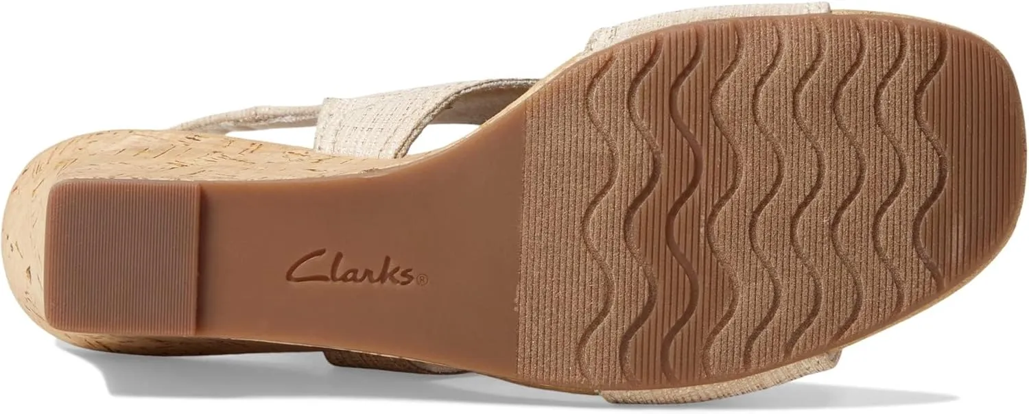 Clarks Womens Kyarra Aster Wedge Wedge Heels