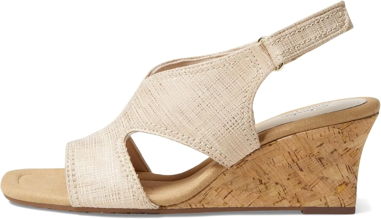 Clarks Womens Kyarra Aster Wedge Wedge Heels