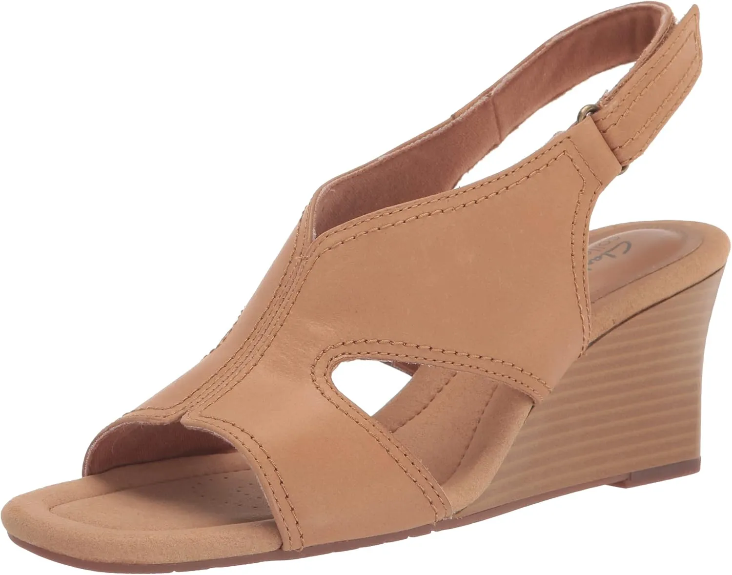 Clarks Womens Kyarra Aster Wedge Wedge Heels
