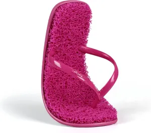 CLEANUP Flip Flops | Womens | Mono Fun Pink | Exfoliating, Massaging and Relaxing | Comfortable & Lightweight Thong Sandals | 100% Vegan Recyclable Fibers |