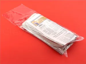 CleverDelights Newspaper Bags - 7.5" x 21" - 1000 Pack - 0.8 Mil - Clear Flat Plastic Bags