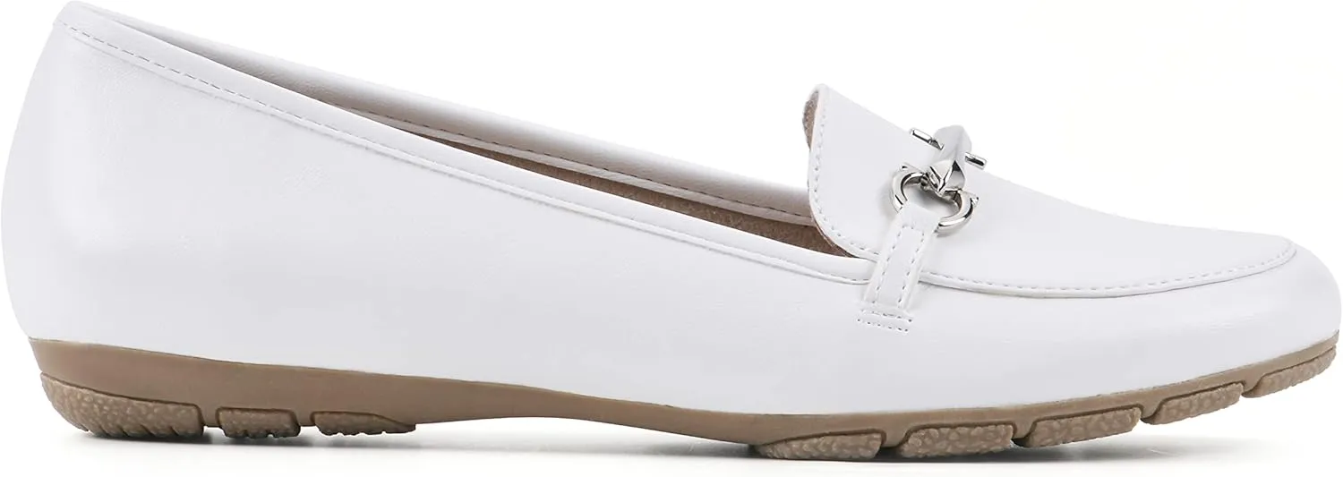 CLIFFS BY WHITE MOUNTAIN Women's Glowing Cushioned Loafer Flat