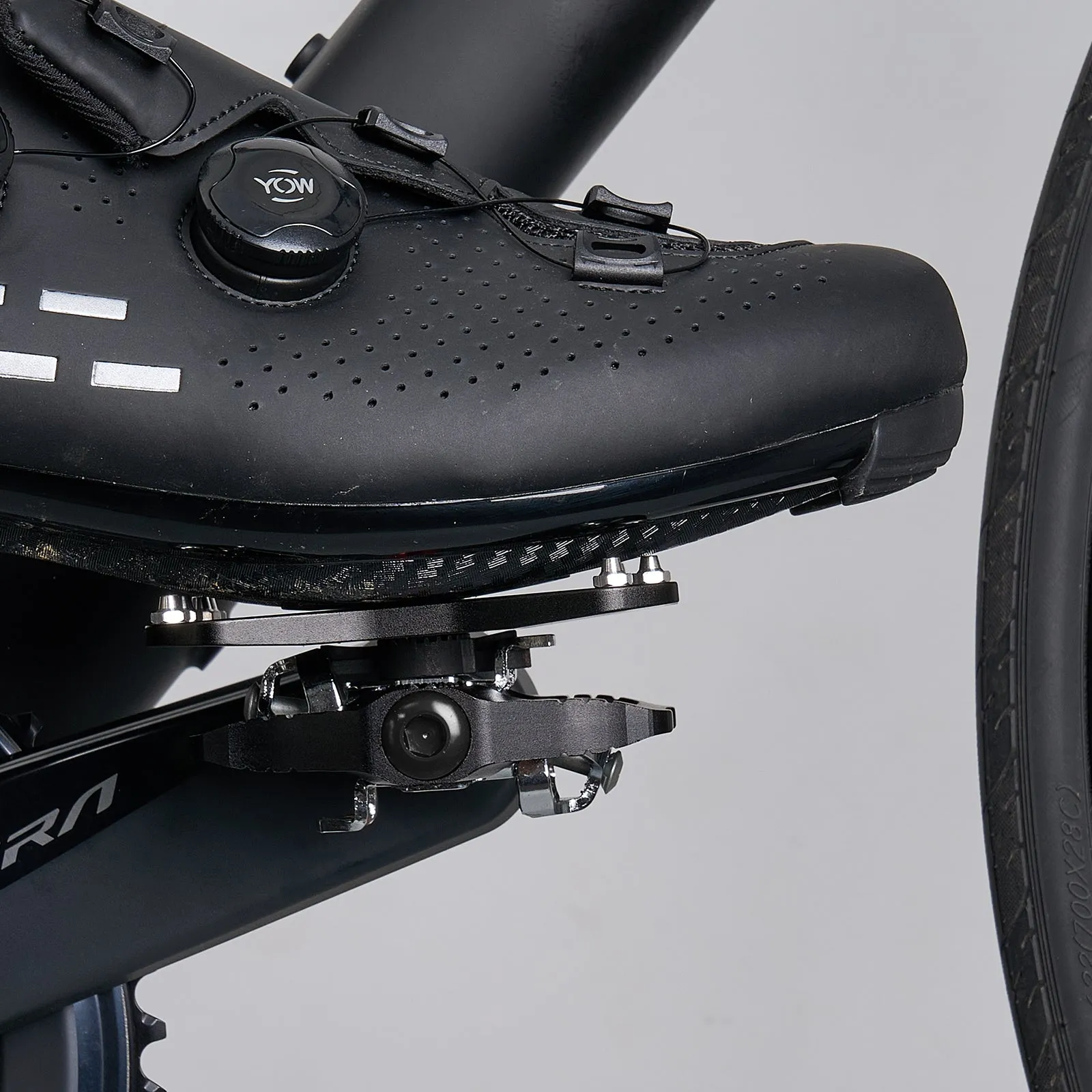 Clipless Wide Platform Adapter Flat Pedals