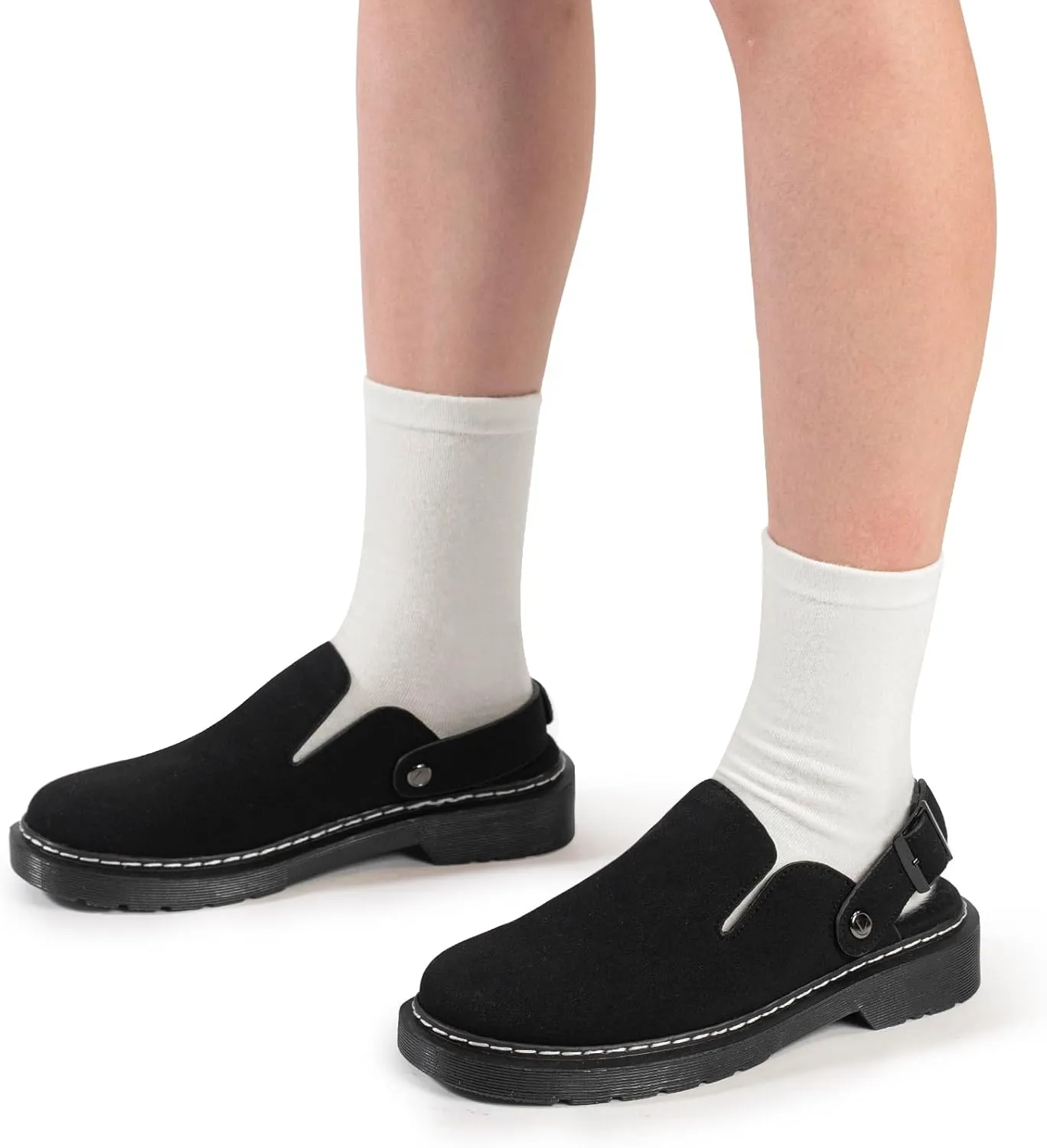 Clogs for Women, Adjustable Slingback Mules Closed Toe Slipper Womens Slip on Shoes Size 6-11