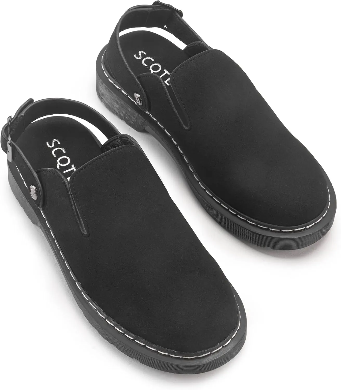 Clogs for Women, Adjustable Slingback Mules Closed Toe Slipper Womens Slip on Shoes Size 6-11