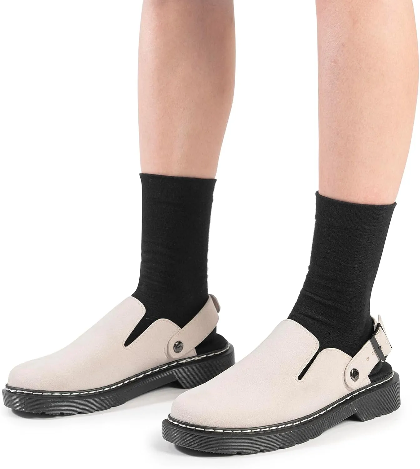 Clogs for Women, Adjustable Slingback Mules Closed Toe Slipper Womens Slip on Shoes Size 6-11