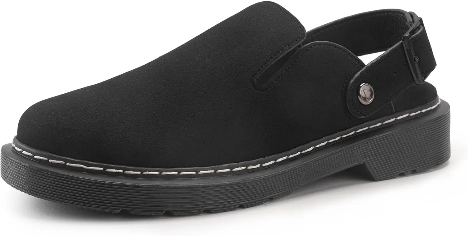 Clogs for Women, Adjustable Slingback Mules Closed Toe Slipper Womens Slip on Shoes Size 6-11