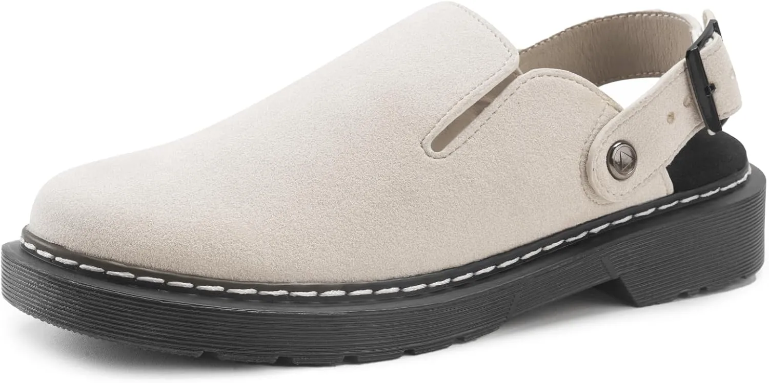 Clogs for Women, Adjustable Slingback Mules Closed Toe Slipper Womens Slip on Shoes Size 6-11