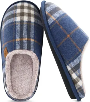 COFACE Unisex Mens Womens Cozy Memory Foam Scuff Slippers Casual Slip On Warm House Shoes Indoor/Outdoor Sandal Slippers With Arch Support Rubber Sole Size 4-15