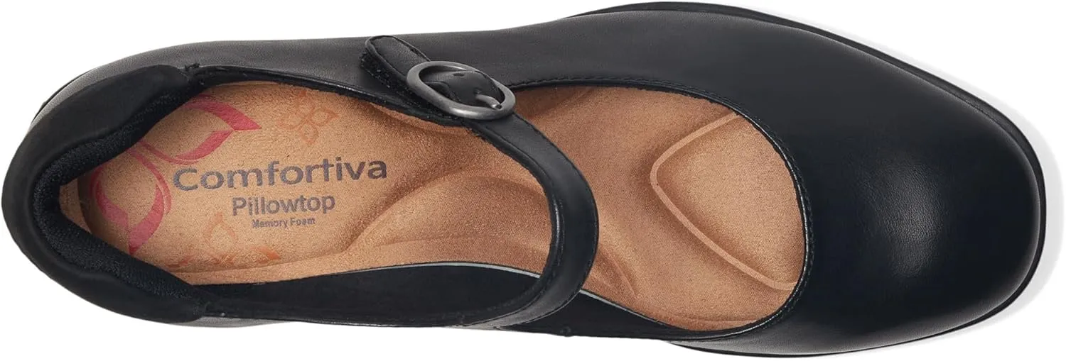 Comfortiva Women's Debbie Mary Jane Flat