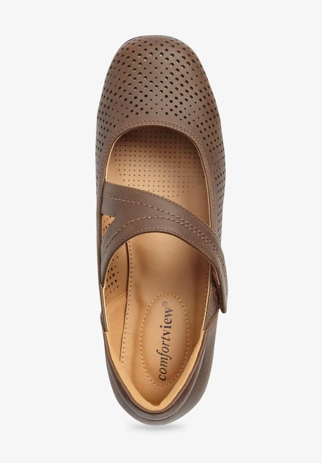 Comfortview Women's The Ezra Flat (Wide Widths Available)