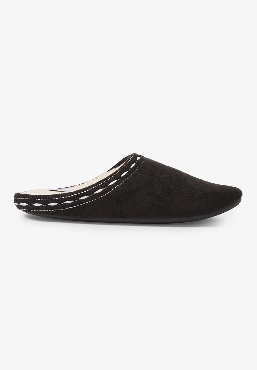 Comfortview Women's Wide Width Stitched Clog Slipper