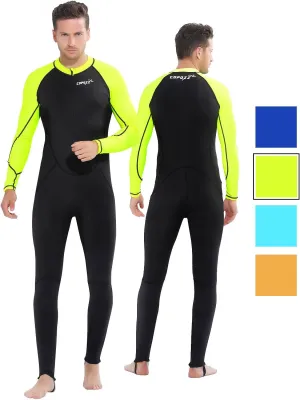 COPOZZ Mens Wetsuit – Front Zip Wet Suit for Snorkeling, Surfing, Scuba Gear, Paddleboarding, Water Sports