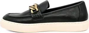 Corkys Footwear Women's Chain Reaction Slip on Fashion Sneaker - Featuring a Chain Detail on The Upper, A Moc Toe, and A Comfortable Insole for All Day Wear - Raffia, Size 11
