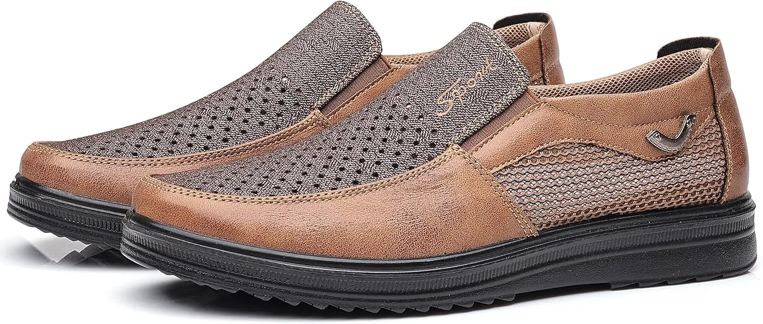 COSIDRAM Mens Loafer Casual Shoes Comfort Lightweight Driving Travel Walking Shoes for Adult Male