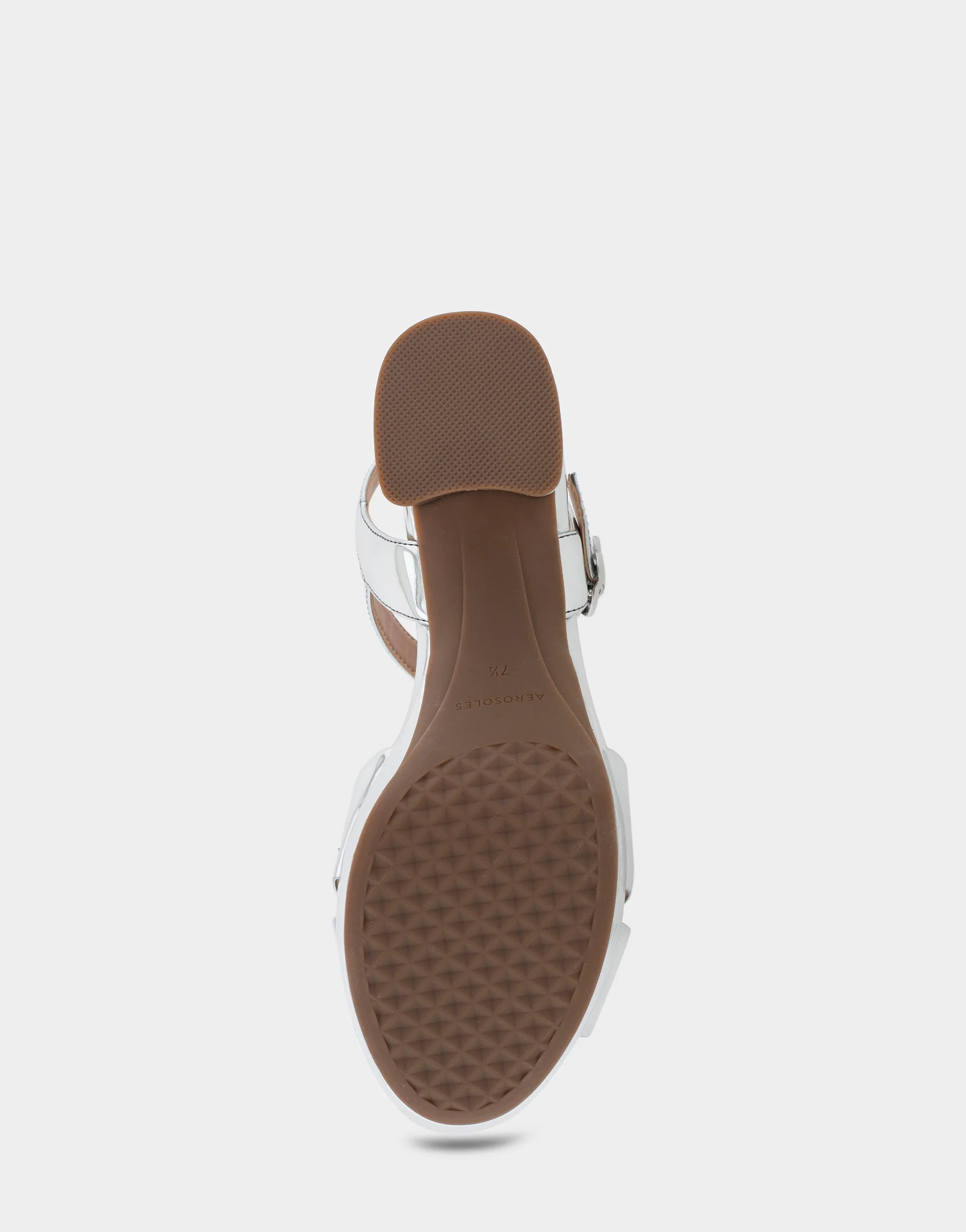 Cosmos Silver Faux Leather