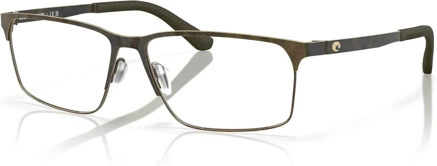 Costa Del Mar Men's Bimini Road 400 Rectangular Prescription Eyewear Frames