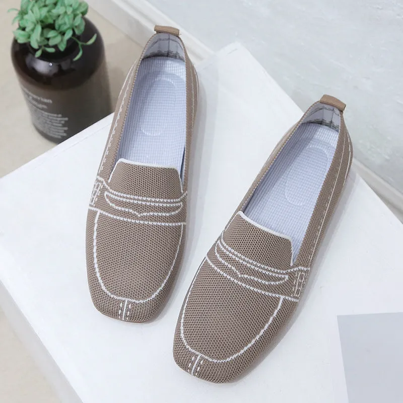 Creamtopmall Mesh Lightweight Flat Shoes