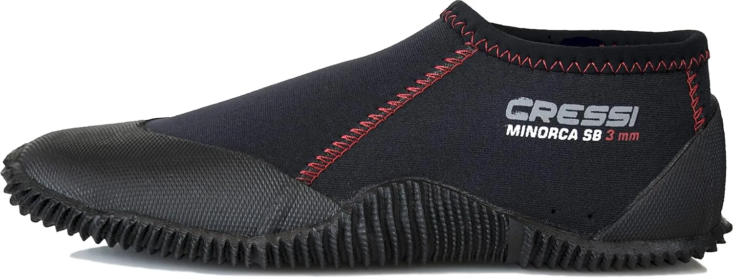 Cressi Neoprene Adult Anti-Slip Sole Boots for Water Sports: Scuba Diving, Snorkeling, Rafting, Windsurfing, Italy-made