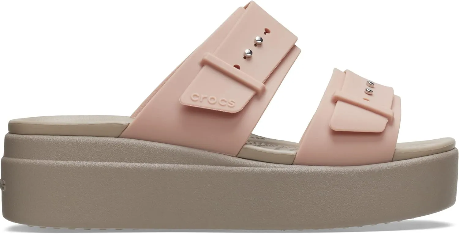 Crocs Brooklyn Buckle Low Wedge