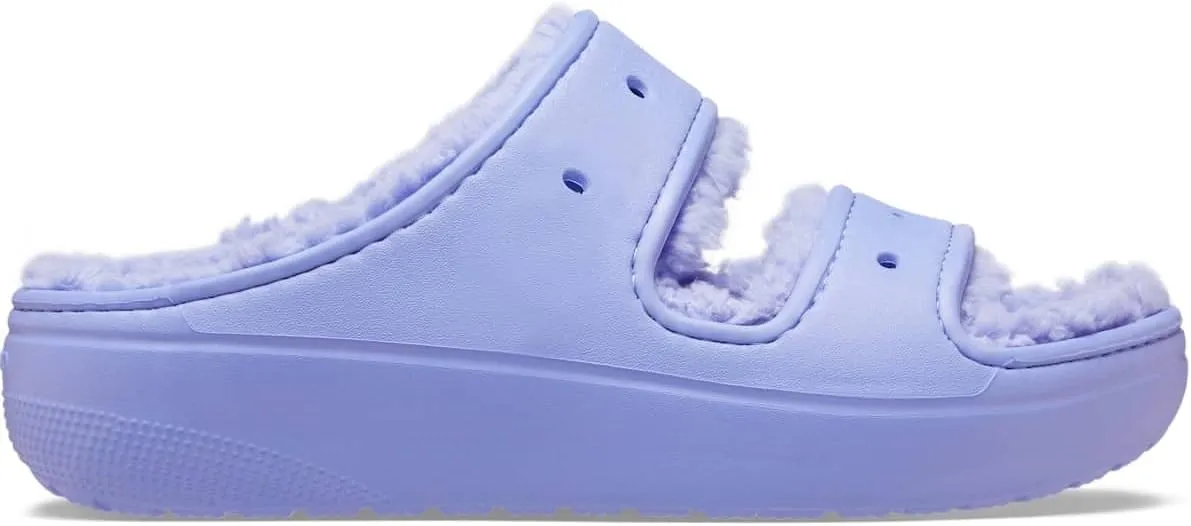 Crocs Unisex-Adult Classic Cozzzy Platform Sandals | Fuzzy Slippers Slide