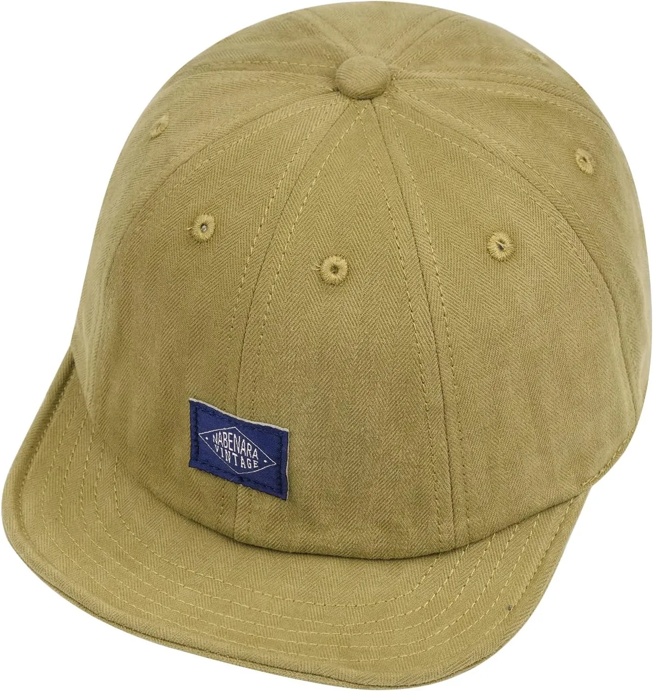 Croogo Short Brim Baseball Cap Low Profile Casual Flat Brimmed Lightweight Hats Cotton Outdoor Adjustable Caps Sun Hat