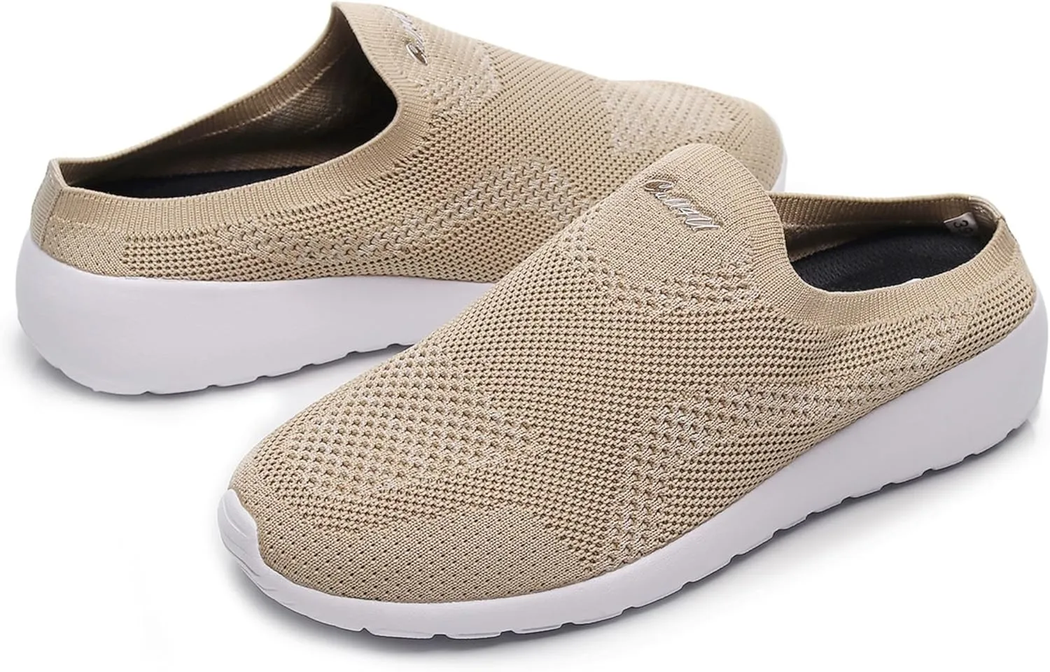 Cull4U Women's Easy 2 Walk Knit Slipper Mules Shoe